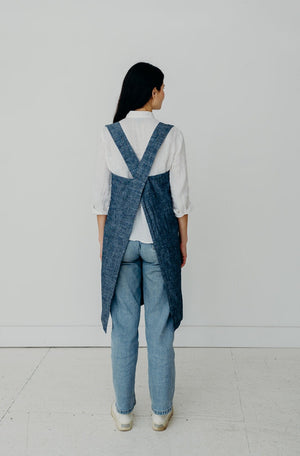 Block Smock Japanese Apron