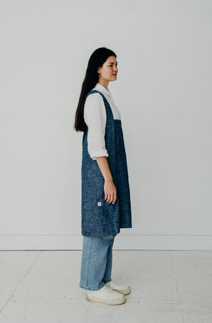 Block Smock Japanese Apron