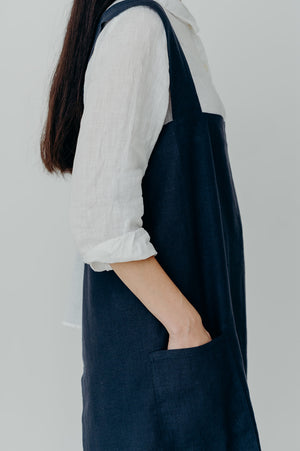 Block Smock Japanese Apron