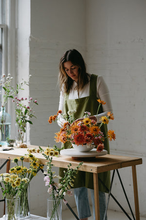 Block Smock Japanese Apron